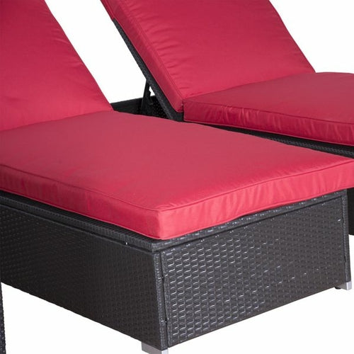 Outsunny – Salon de jardin 9 pièces en résine tressée brun foncé